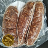 Carne de jabali salchicha orgánica (400g)